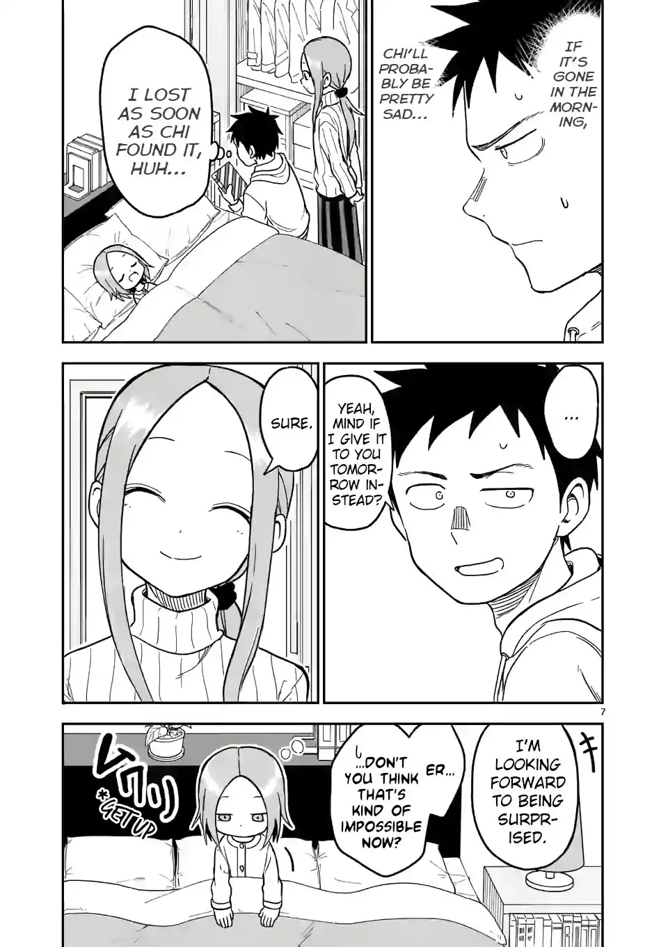 Karakai Jouzu no (Moto) Takagi-san Chapter 127 7